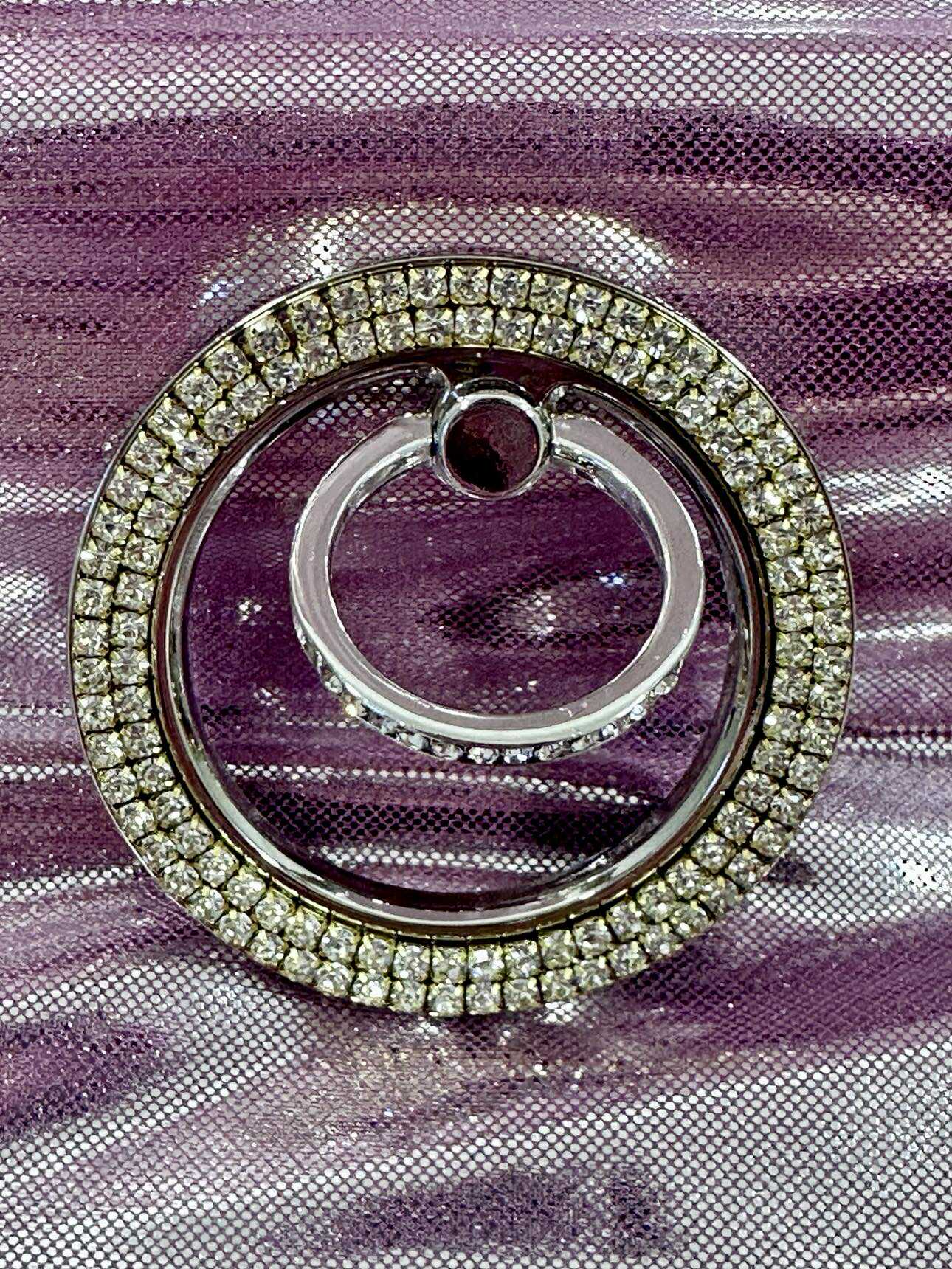 Subtle Gold Rhinestone Magsafe Ring Phone Grip