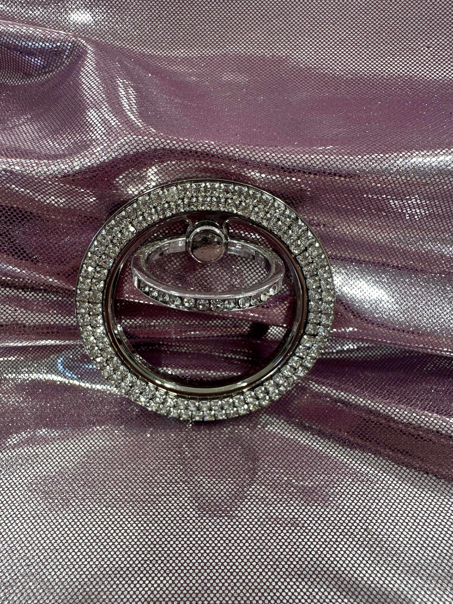 Silver Rhinestone Magsafe Ring Phone Grip