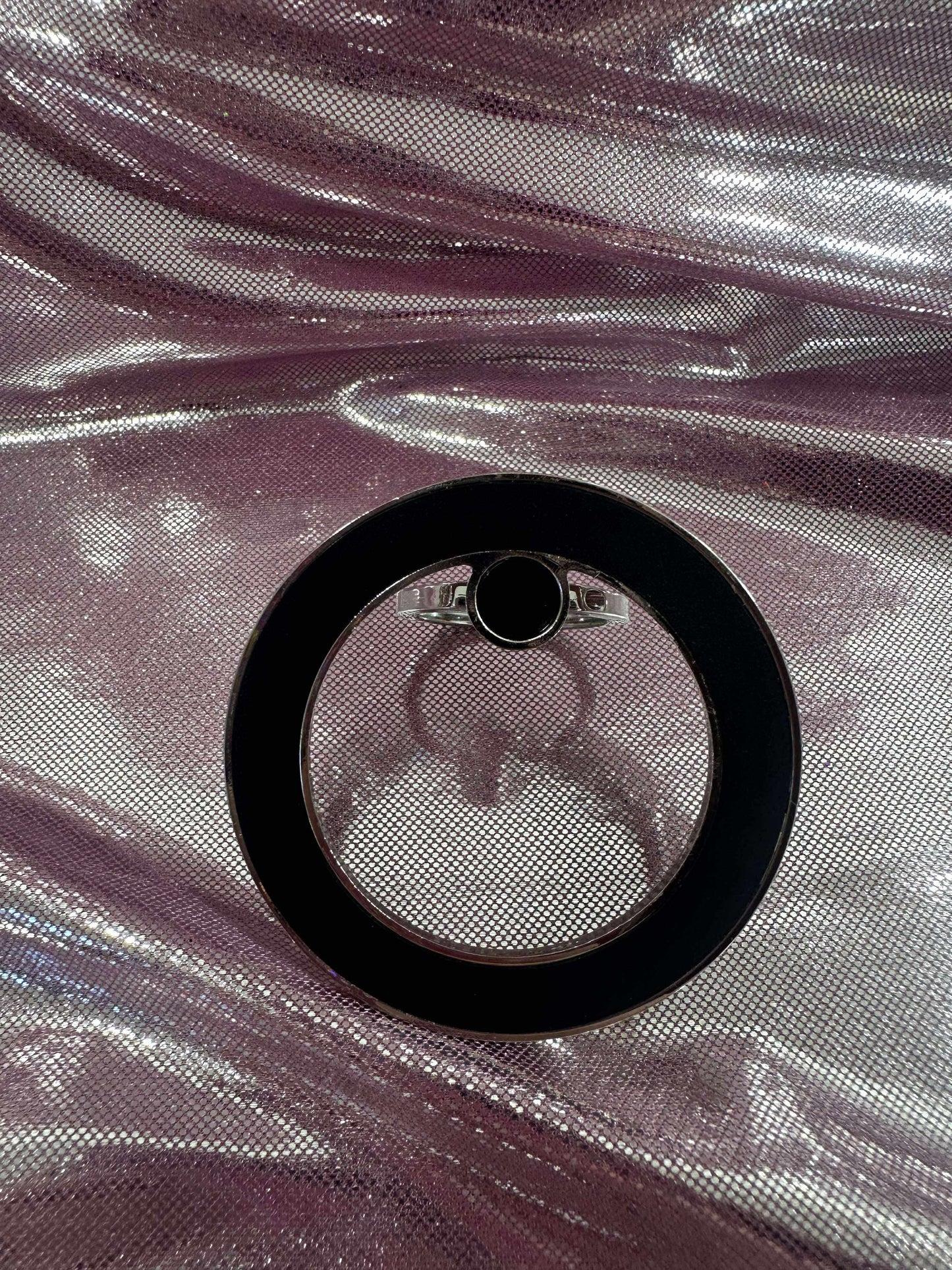 Silver Rhinestone Magsafe Ring Phone Grip