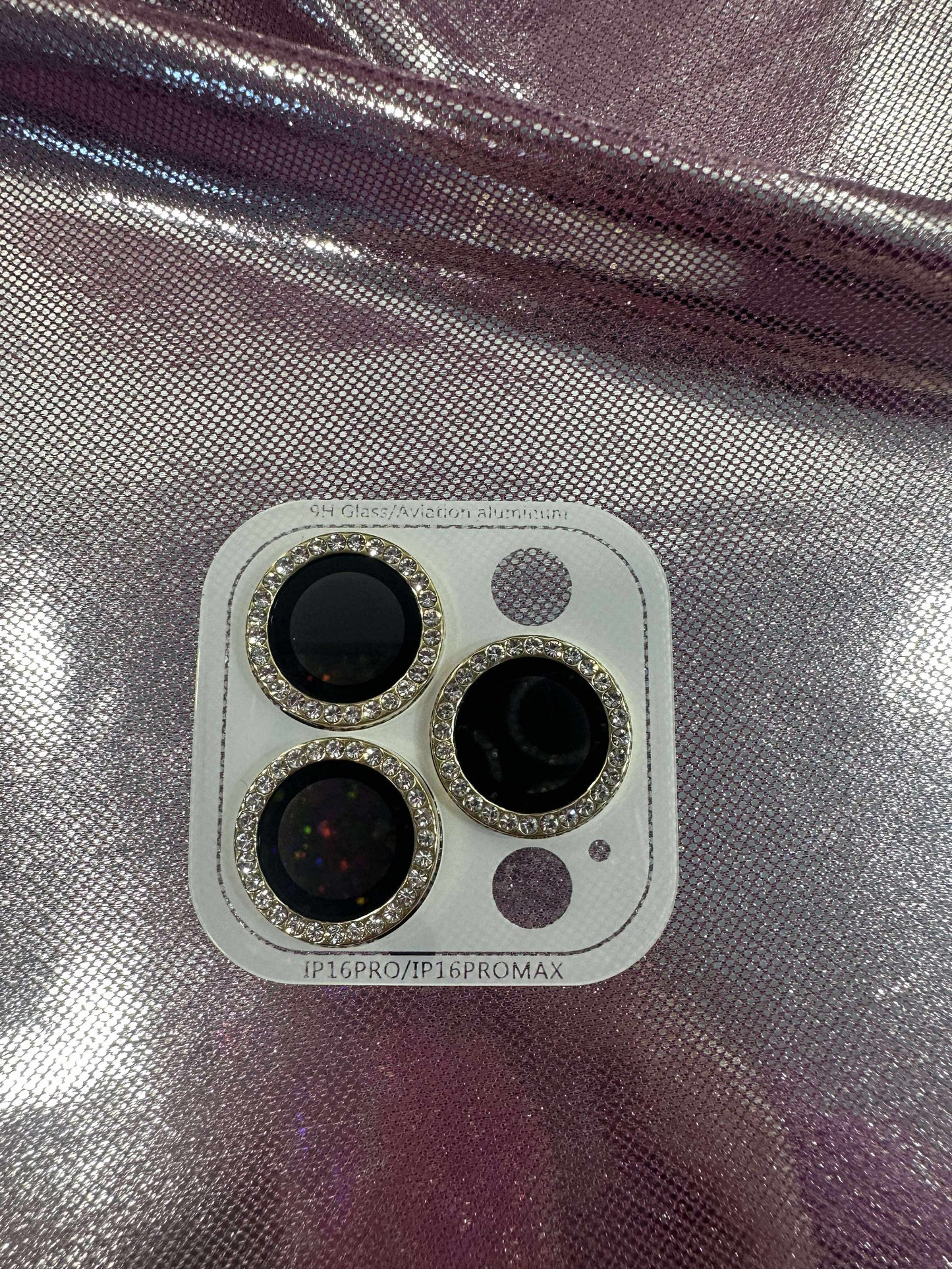 Gold Diamond iPhone Camera Lens Protector