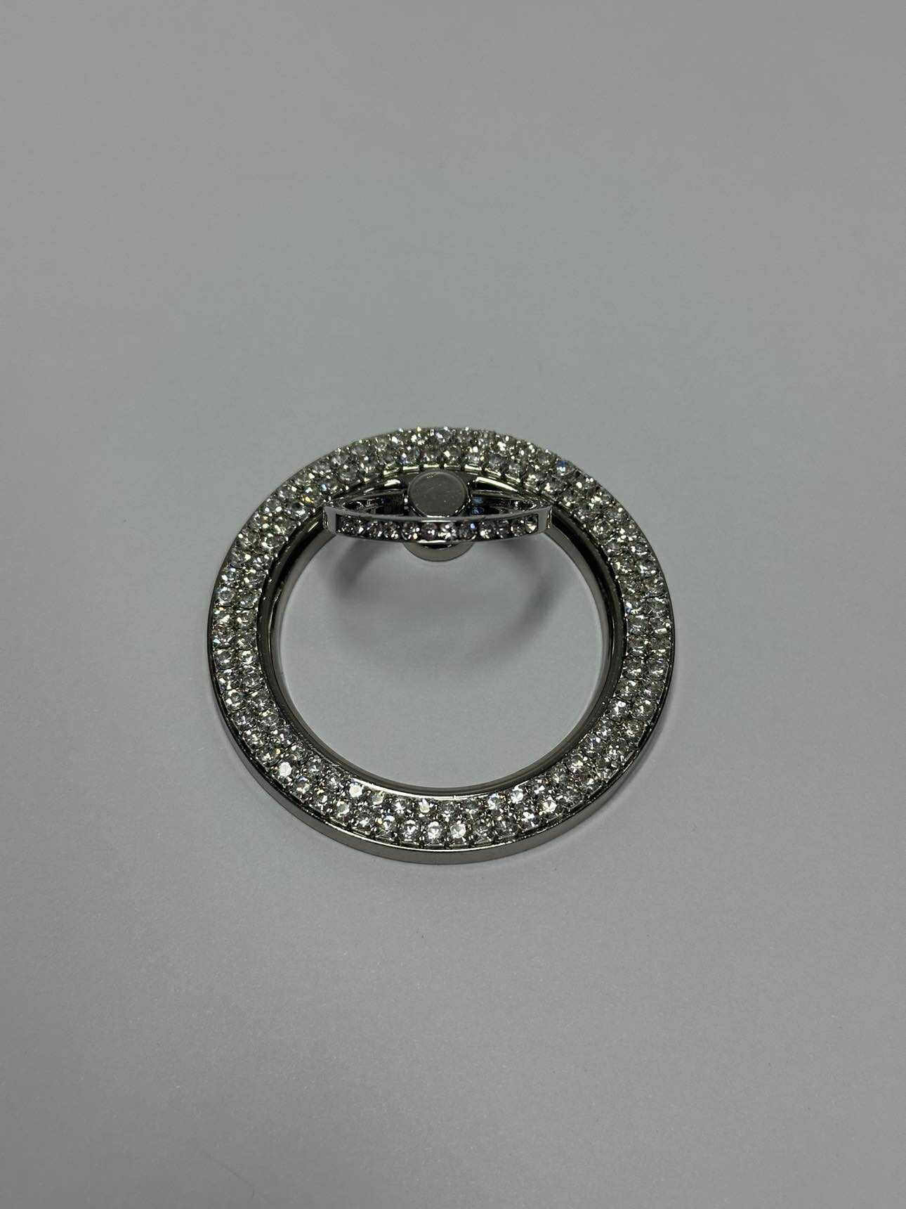 Silver Rhinestone Magsafe Ring Phone Grip