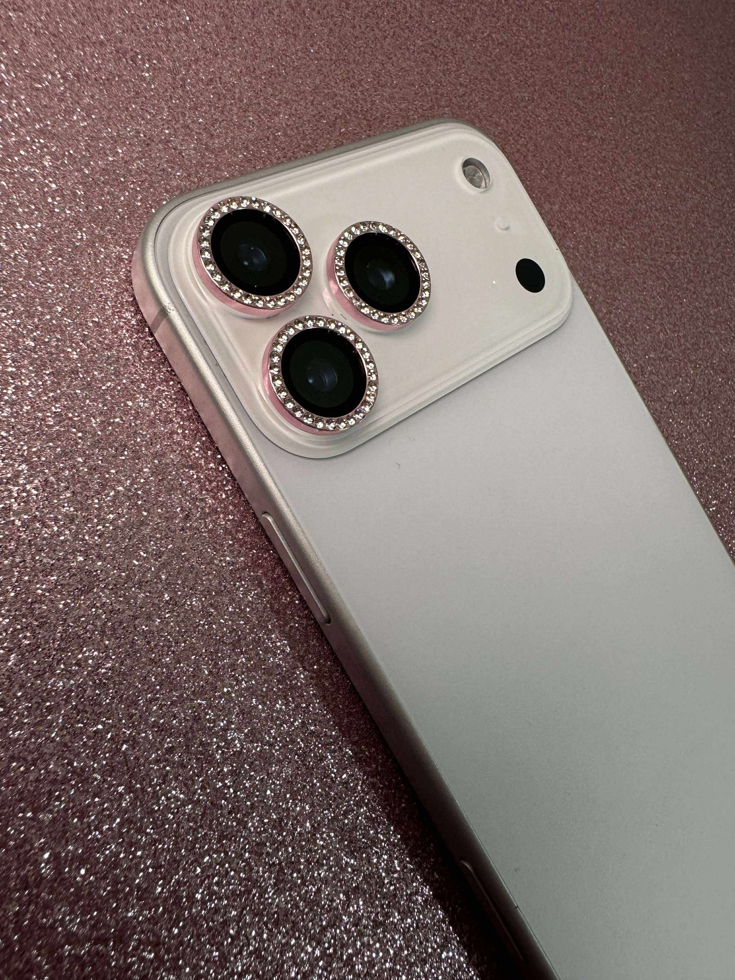 Pink Diamond iPhone Camera Lens Protector