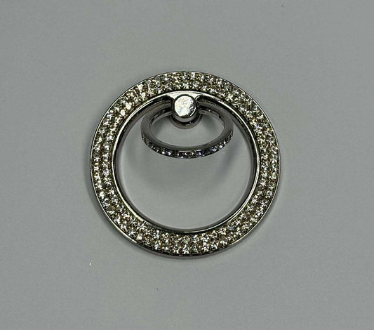 Subtle Gold Rhinestone Magsafe Ring Phone Grip