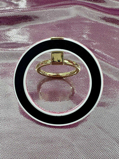 Coquette Wallpaper MagSafe Gold Ring Grip