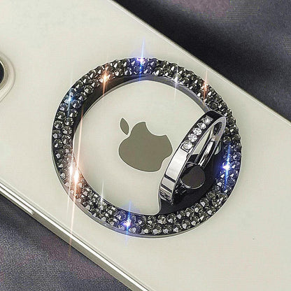 Black Rhinestone Magsafe Ring Phone Grip