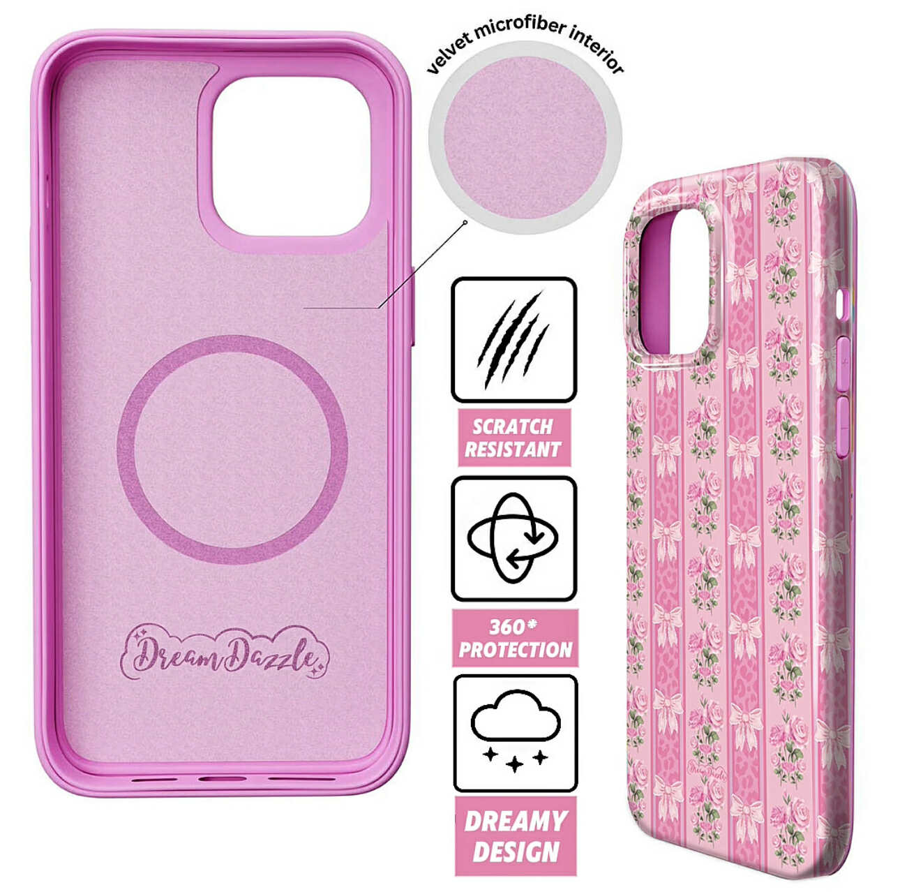 Coquette Wallpaper MagSafe iPhone Case