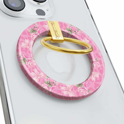 Coquette Wallpaper MagSafe Gold Ring Grip