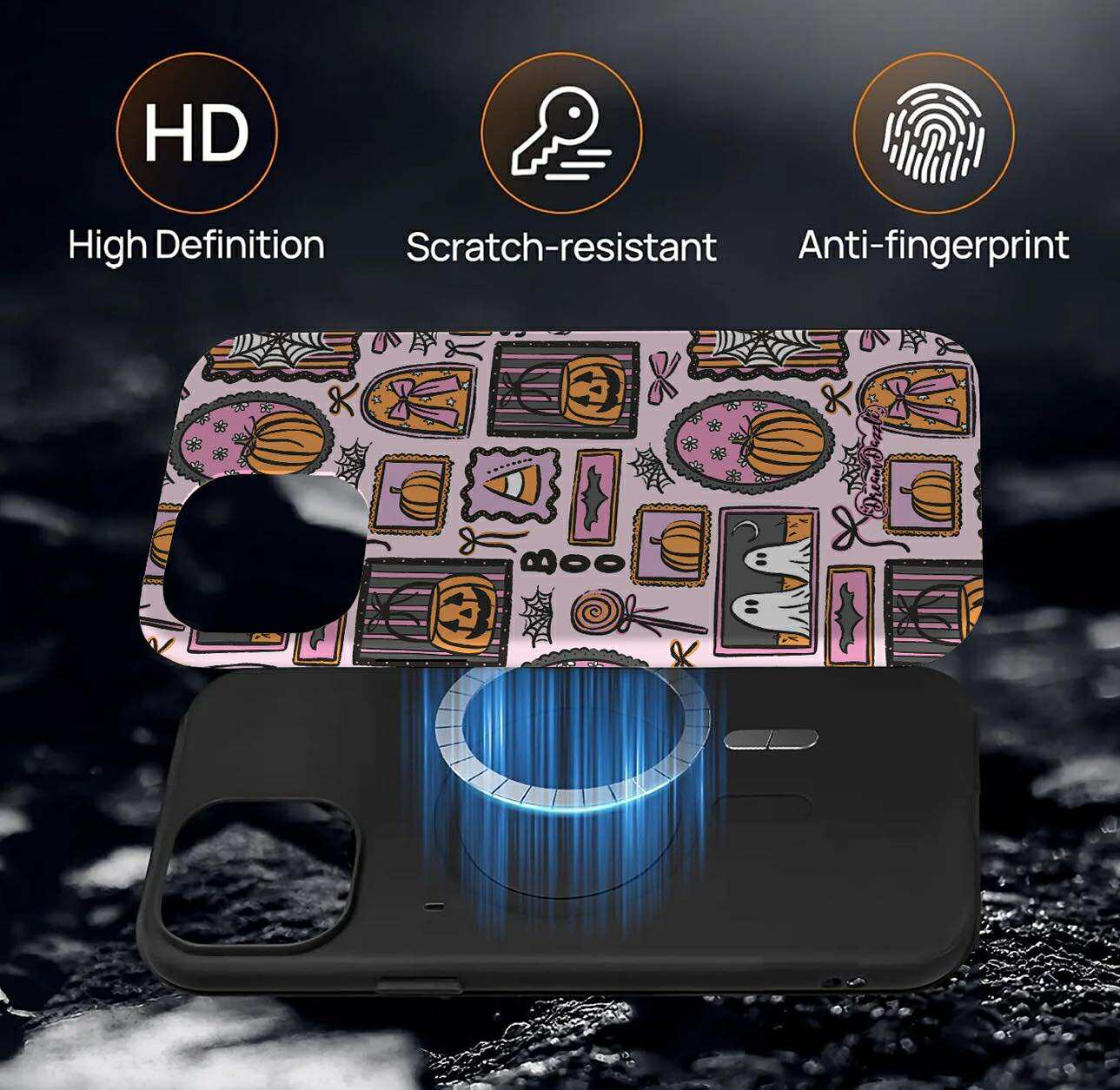 Spooky Stamps MagSafe iPhone Case