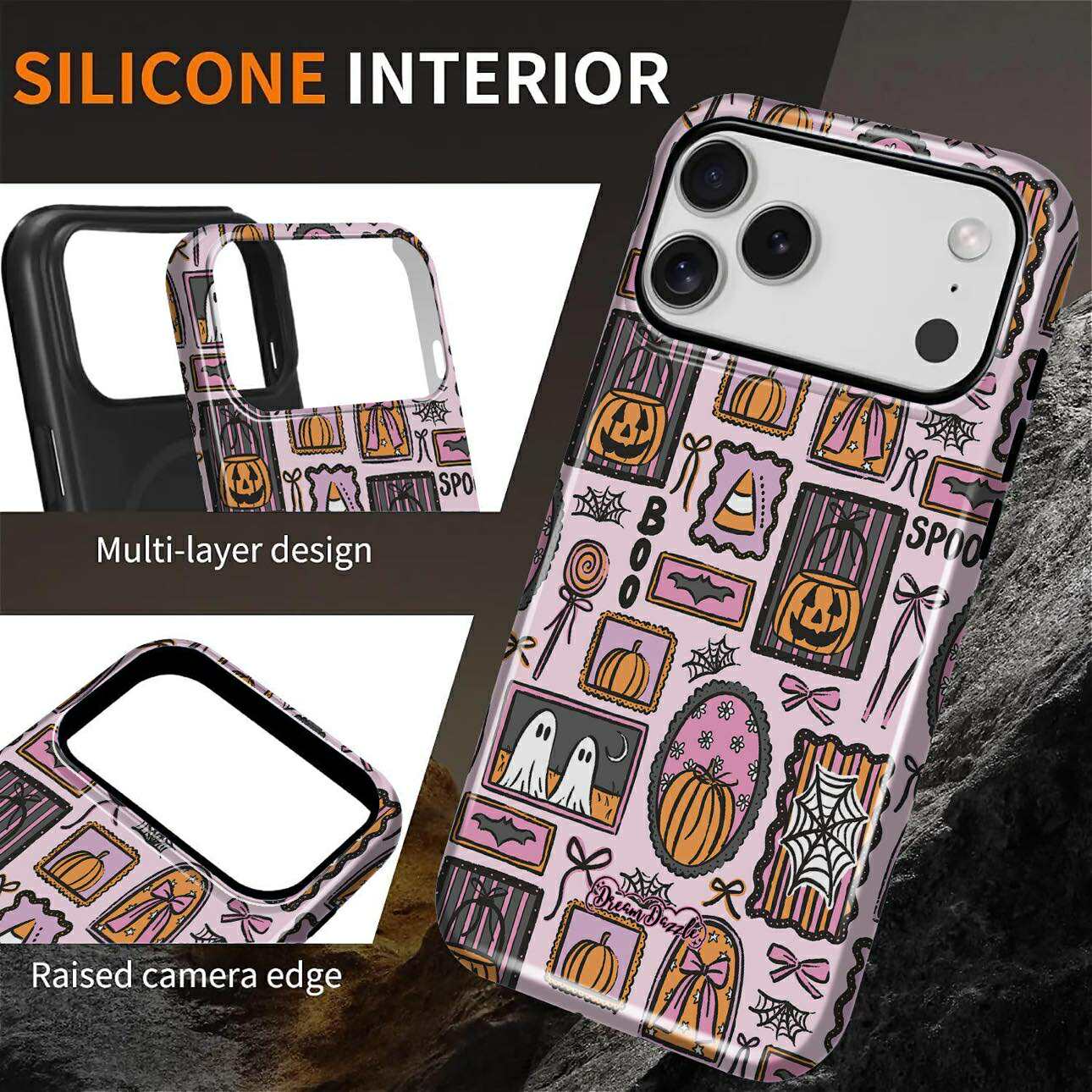 Spooky Stamps MagSafe iPhone Case