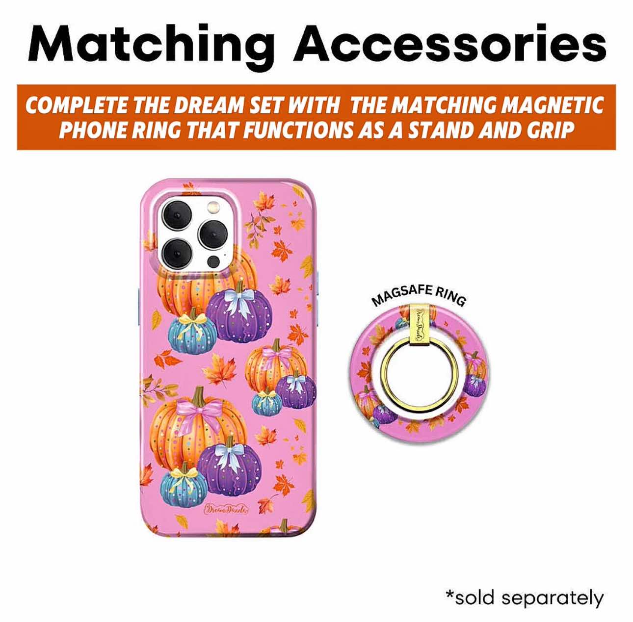 Painted Pumpkins MagSafe Ring Phone Grip